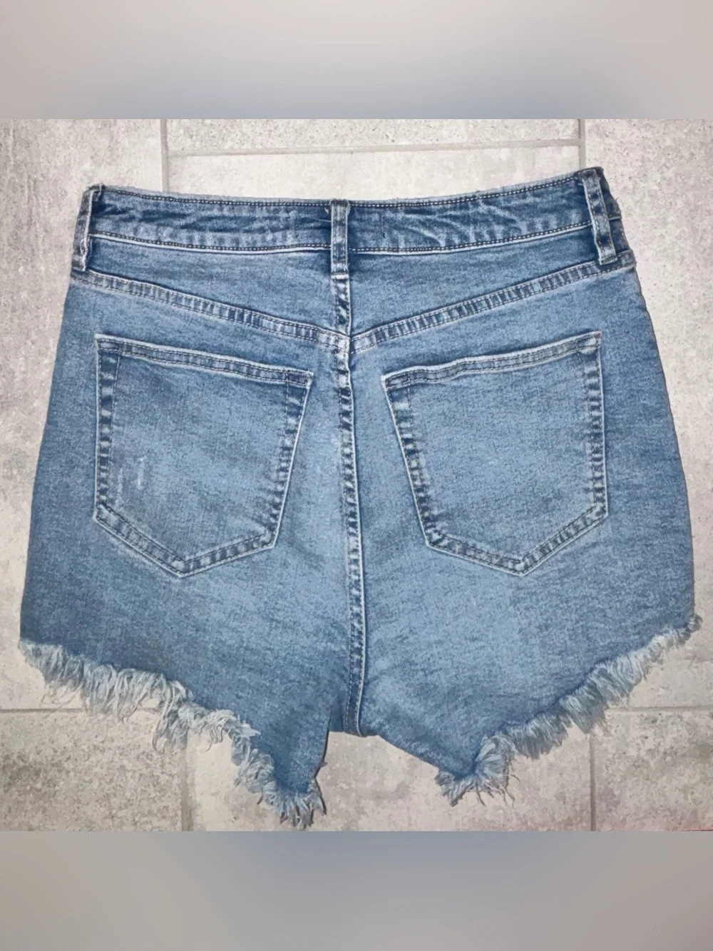 Free People We The Free Crvy Vintage High-Rise Shorts - Picture 4 of 6